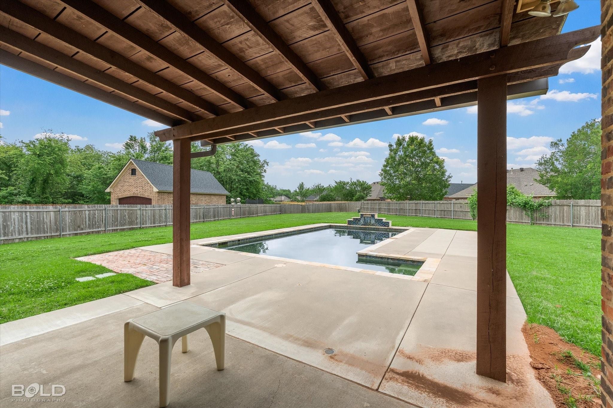 Pool and pergola